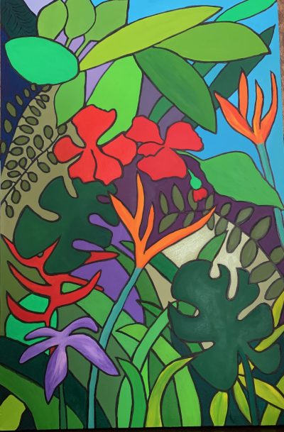 Bright happy paintings