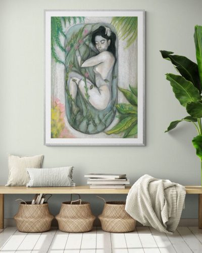 Daintree Dreaming in the Bath VI (Inspired by Ophelia)