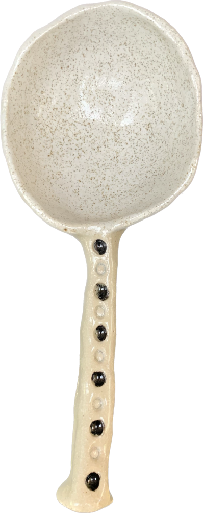 ceramic serving spoons