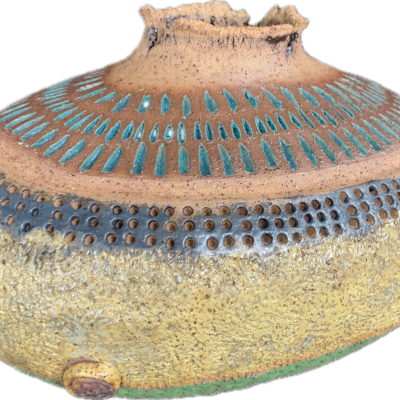 Fairisle Oval Pot