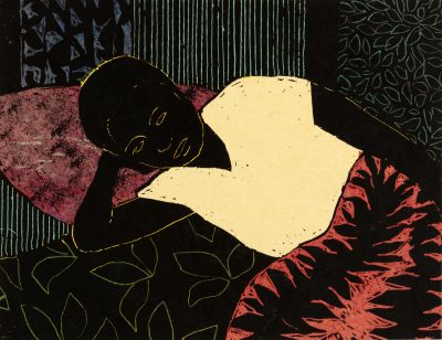 Resting Woman - Ray Crooke