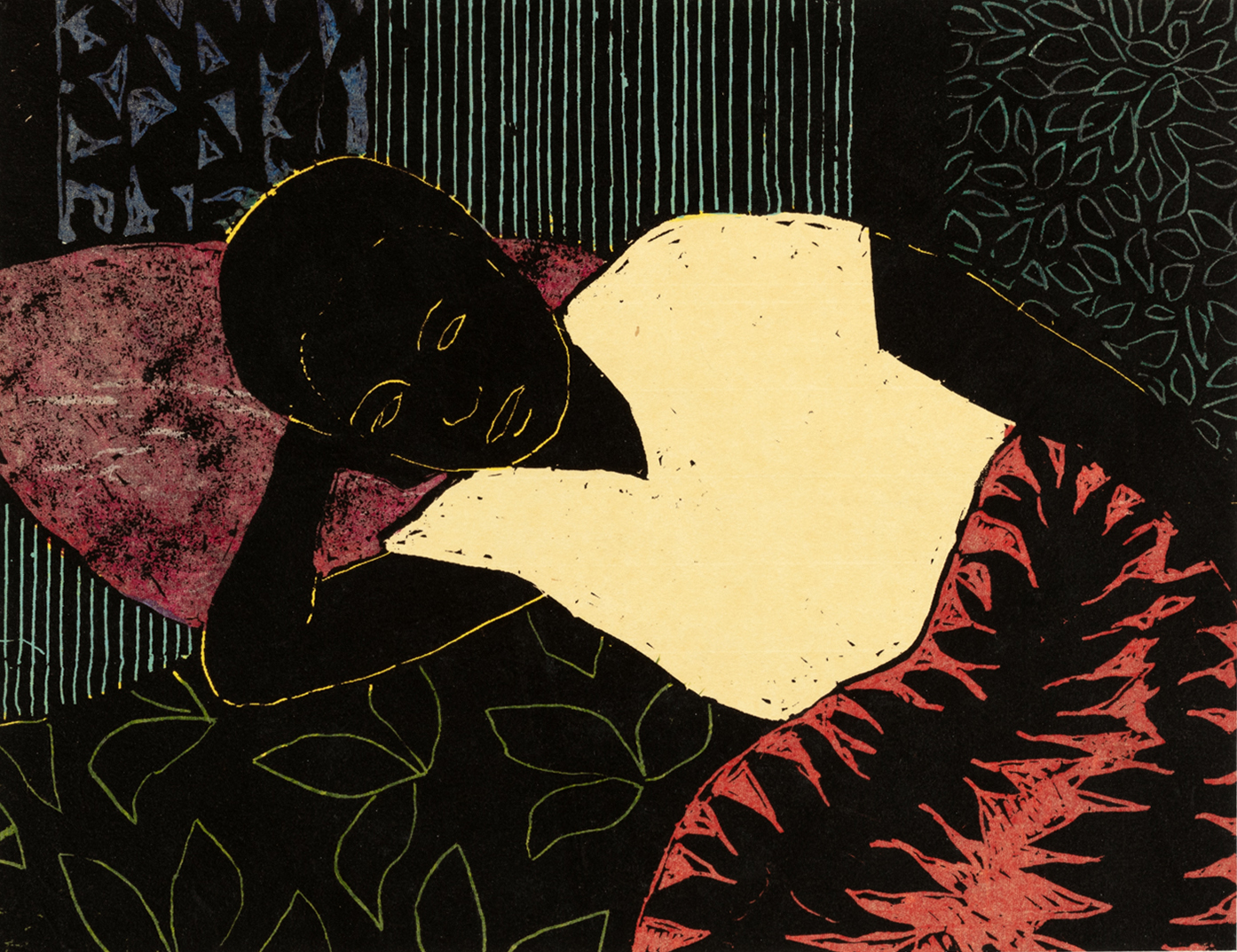 Resting Woman - Ray Crooke