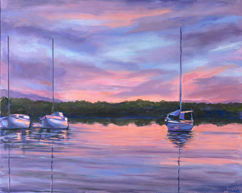 First Light Dickson Inlet-Kathi Klinger